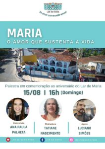 Leia mais sobre o artigo Live do aniversário do Lar de Maria