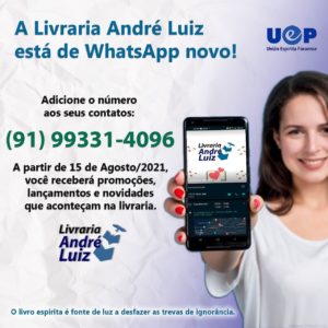 Leia mais sobre o artigo A livraria André Luiz está de WhatsApp novo!