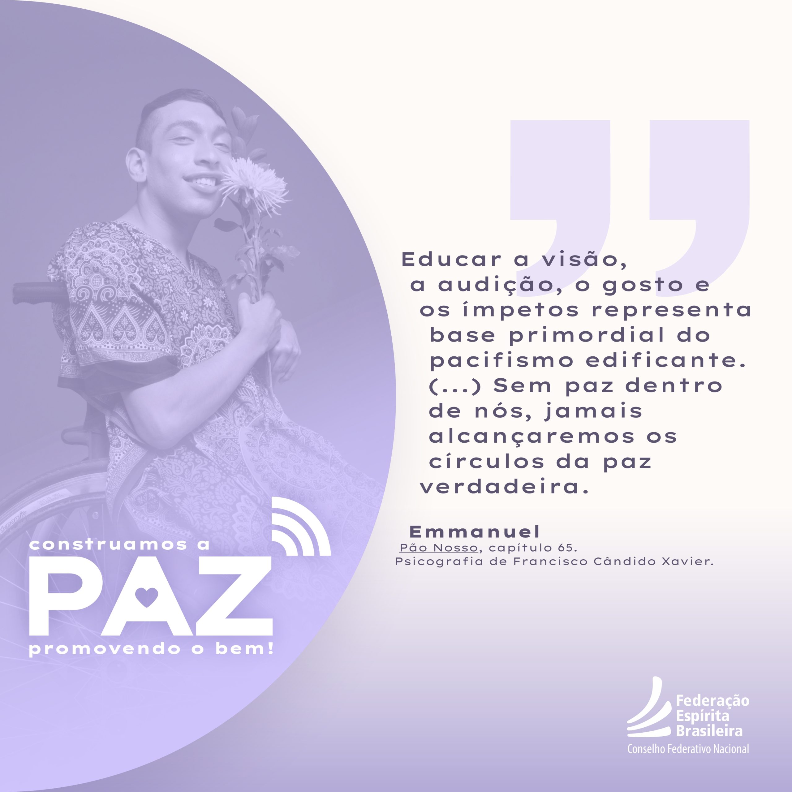 Você está visualizando atualmente Construamos a paz promovendo o bem! | Educar