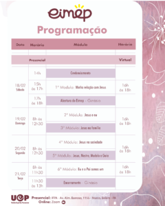 Leia mais sobre o artigo Confira a programação do Eimep 2023