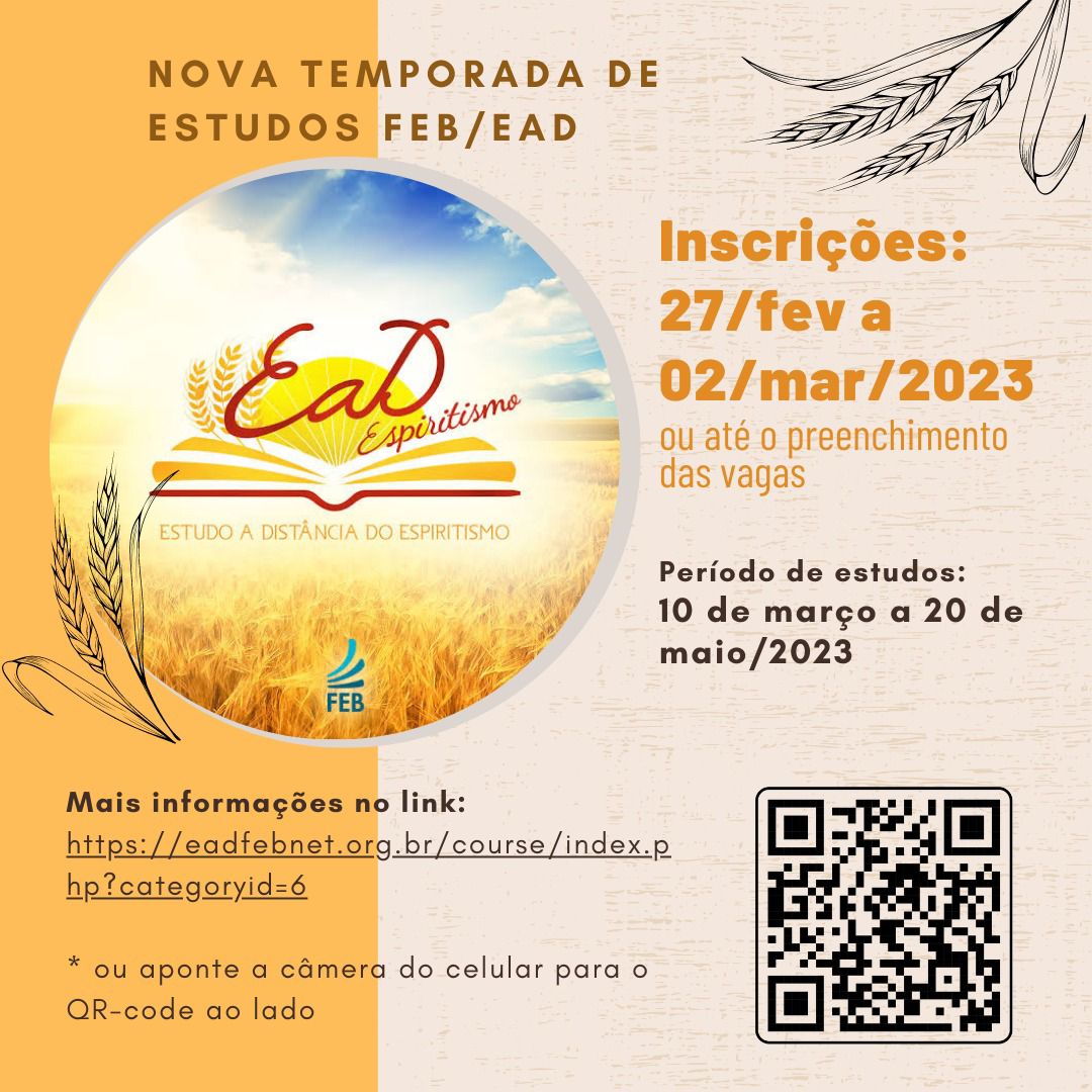 Você está visualizando atualmente Nova Temporada de Estudo EAD-FEB