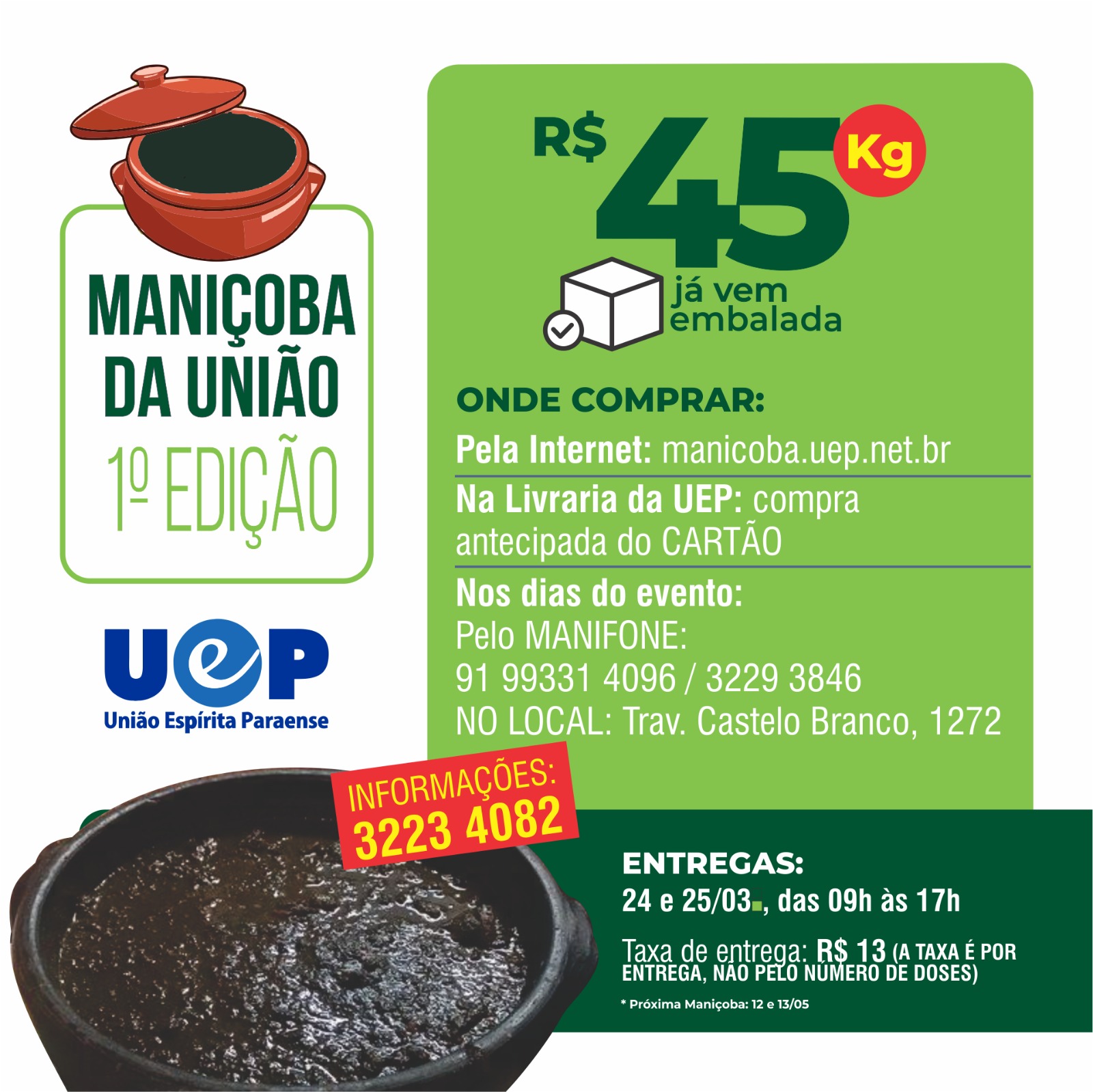 No momento, você está visualizando Maniçoba da União – 1° edição de 2023