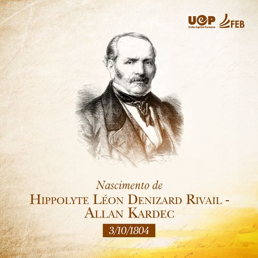 Você está visualizando atualmente Hippolyte Léon Denizard Rivail (3 de outubro de 1804, Lyon-FR, 31 de março de 1869, Paris-FR)