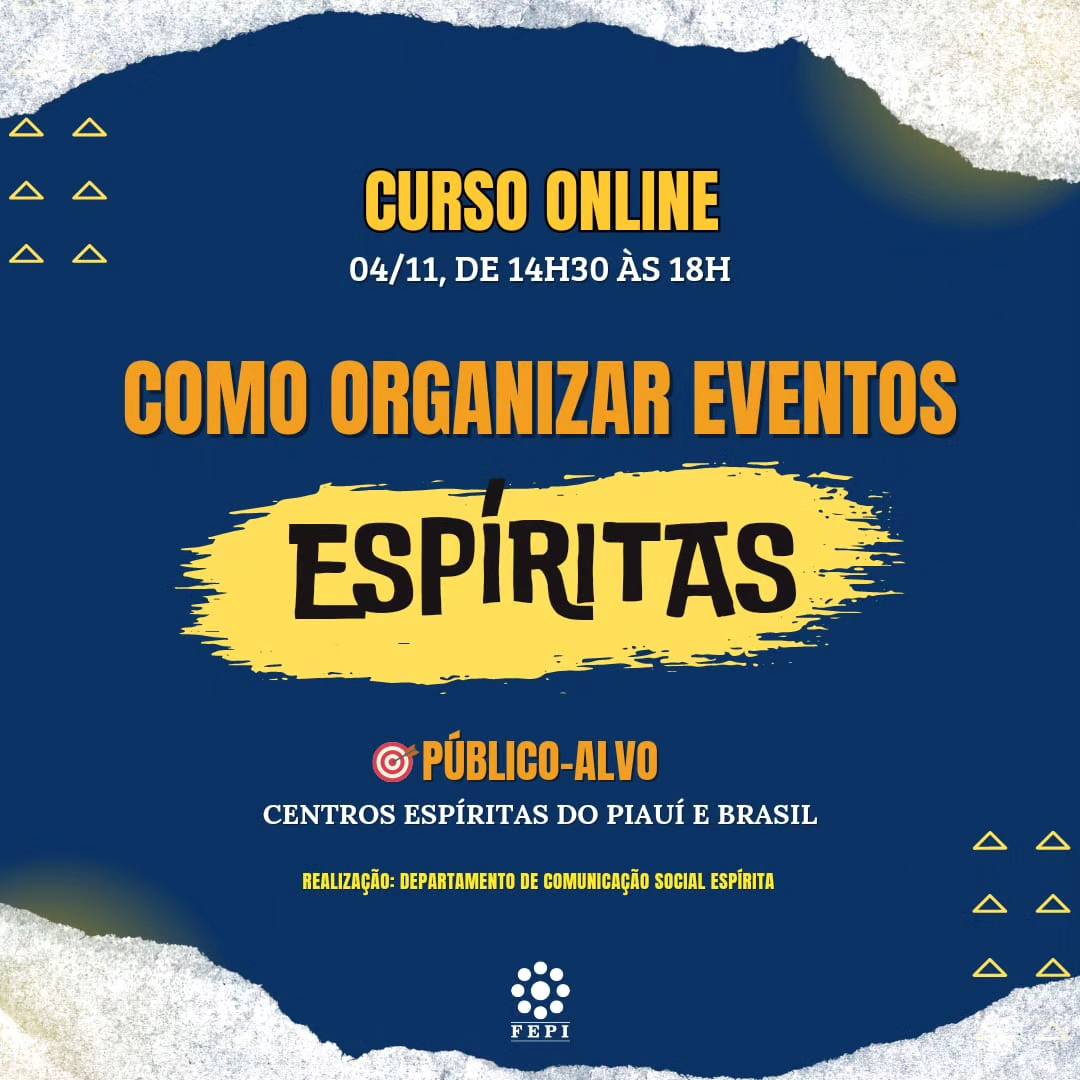 Você está visualizando atualmente Como organizar eventos Espíritas