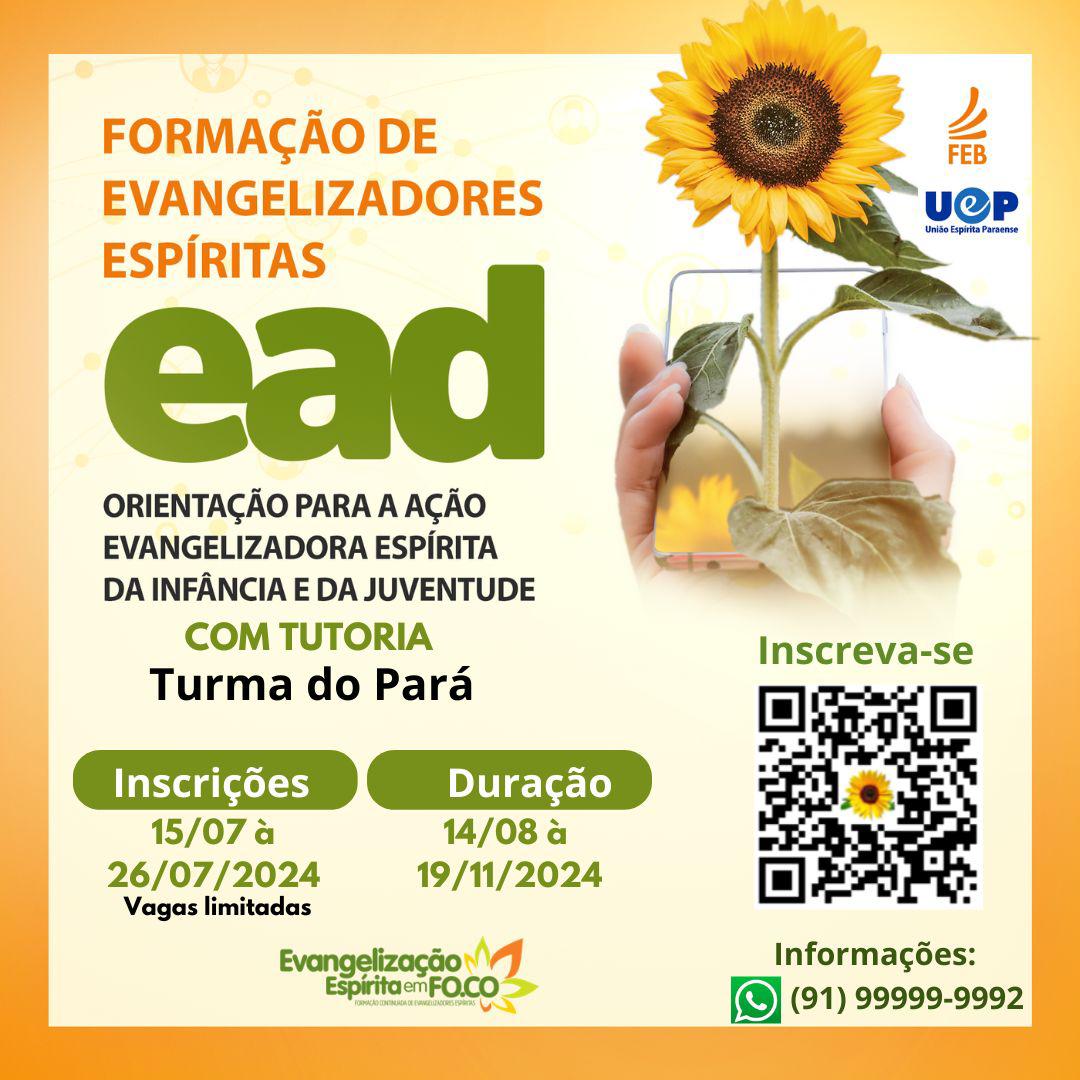 Você está visualizando atualmente Aberta as inscrições da Formação EAD: Orientação para a Ação Evangelizadora Espírita da Infância e da Juventude