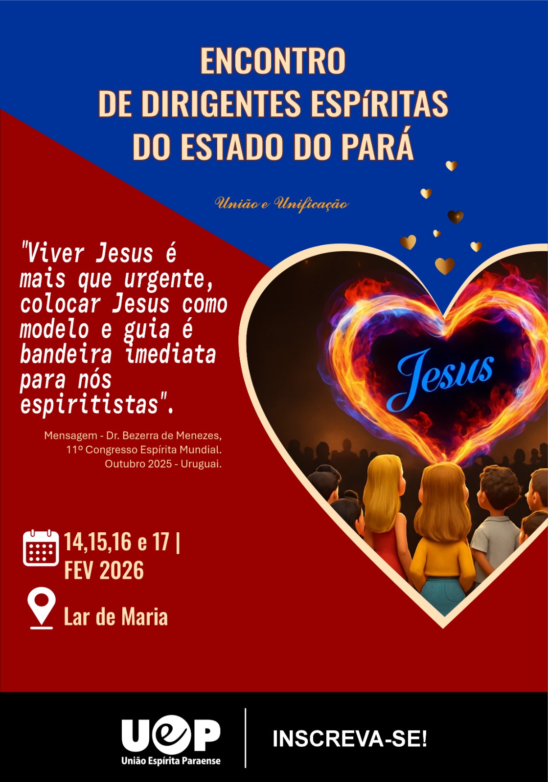 No momento, você está visualizando UEP realizará Encontro de Dirigentes Espíritas do Estado do Pará